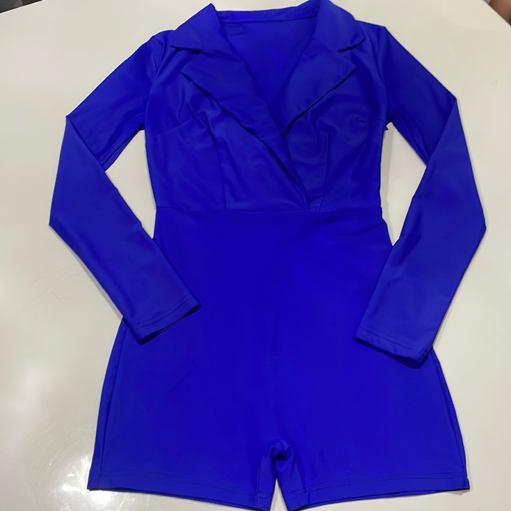 Royal blue jumpsuit